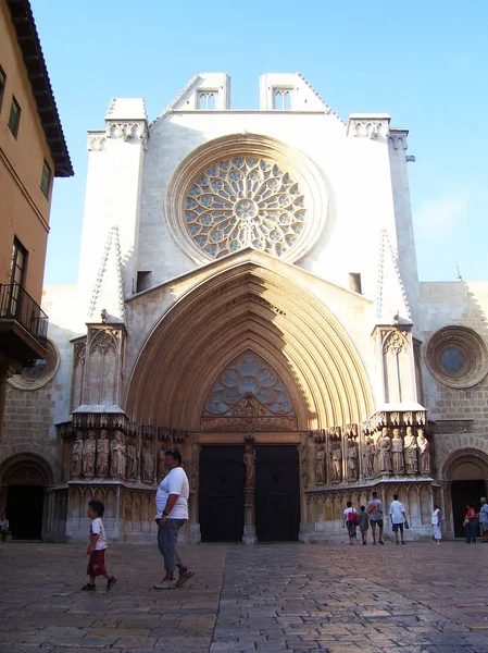 Katholieke Kerk Van Een Stad Spanje — Stockfoto