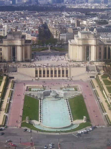 Paris Şehrinin Panoramik Fransa — Stok fotoğraf