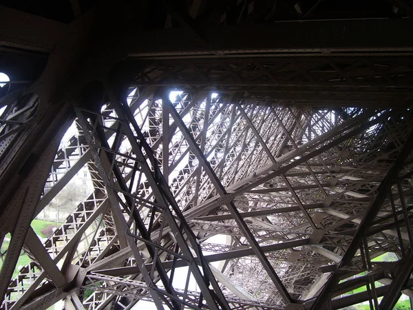 Torre Eiffel Una Giornata Nuvolosa — Foto Stock