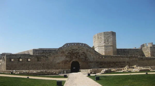 Κάστρο Και Κρατήσει Ερείπια — Φωτογραφία Αρχείου