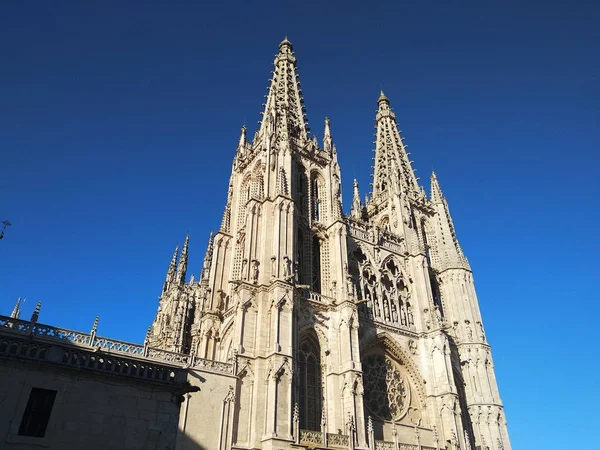 Catedral Burgos España Día Soleado — Foto de Stock