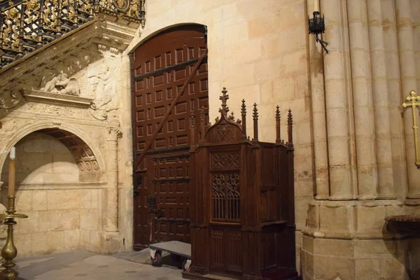 Innenraum Der Kathedrale Von Burgos Spanien — Stockfoto