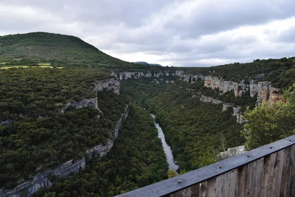 Dağlardan ve ormandan geçen nehir.