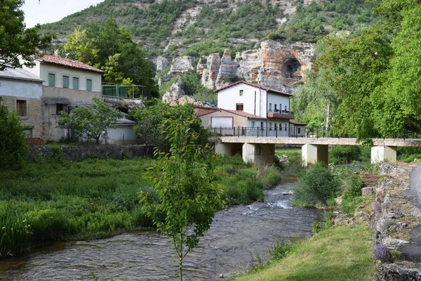 Річка Проходить Через Гори Ліси — стокове фото