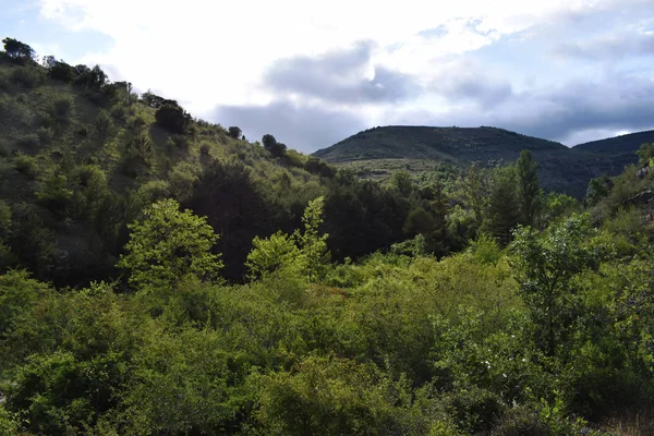 Paisajes Montañosos Con Formaciones Rocosas — Foto de Stock