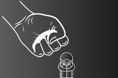 Çocukların istismarı ve istismarı.