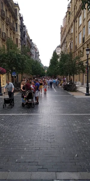 Strade San Sebastian Spagna — Foto Stock