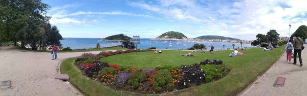 Panoramic Coast Basque City San Sebastin Spain — Stock Photo, Image