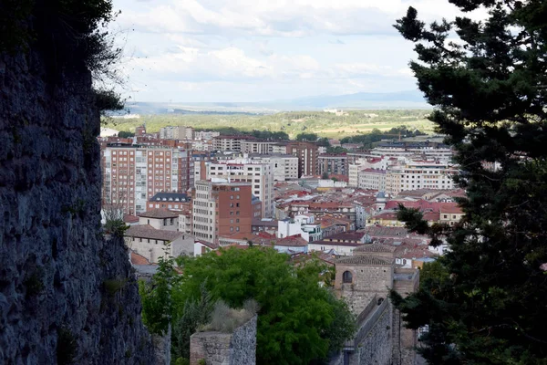Burgos şehrinin panoramik, İspanya.