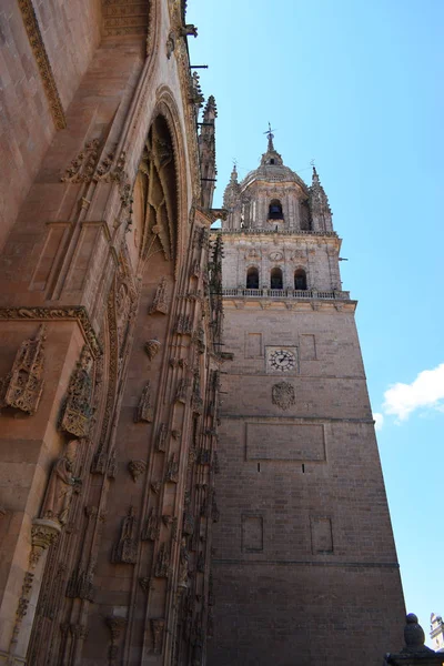 Katedrál Náboženské Památky Salamanca Španělsko — Stock fotografie