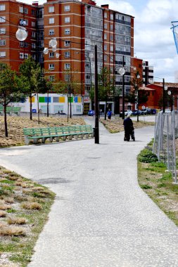 Bir Avrupa şehrinin sokakları.