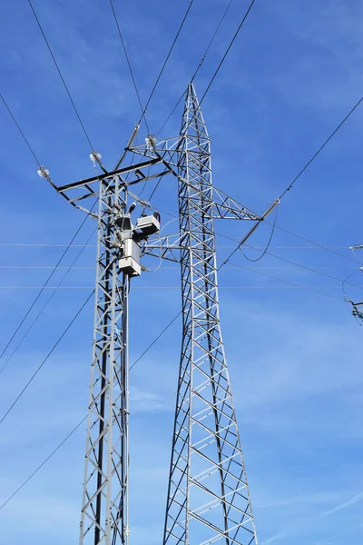 Colocação Elétrica Céu — Fotografia de Stock