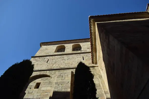 Klocktorn Kyrka Salamanca Spanien — Stockfoto