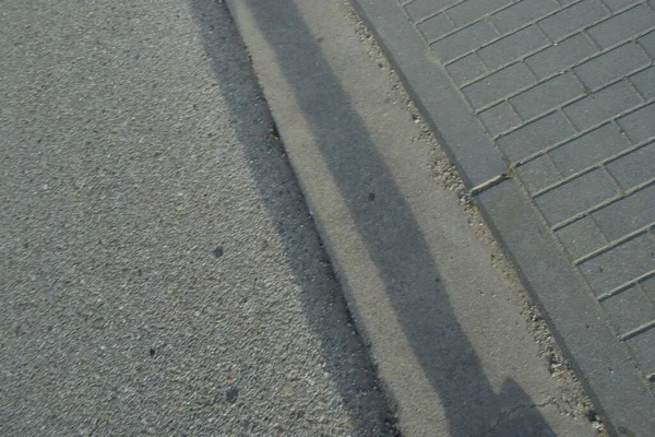 Серый Фон Дороги Тротуара — стоковое фото