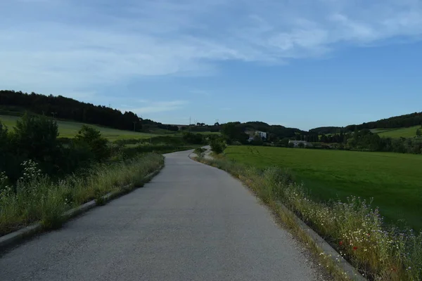 Rustic Roads Fields Spring — Stock Photo, Image