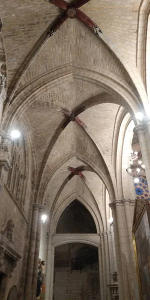 Interior Catedral Burgos Espanha — Fotografia de Stock