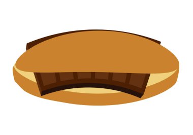 Çikolatalı sandviç ve sütlü ekmek.