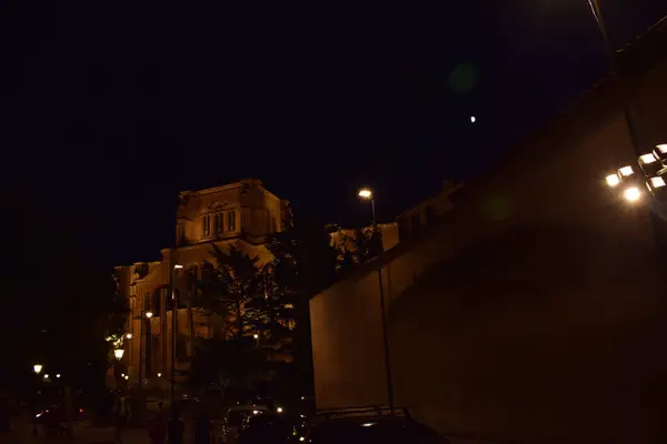 Monumentos Salamanca España Por Noche —  Fotos de Stock