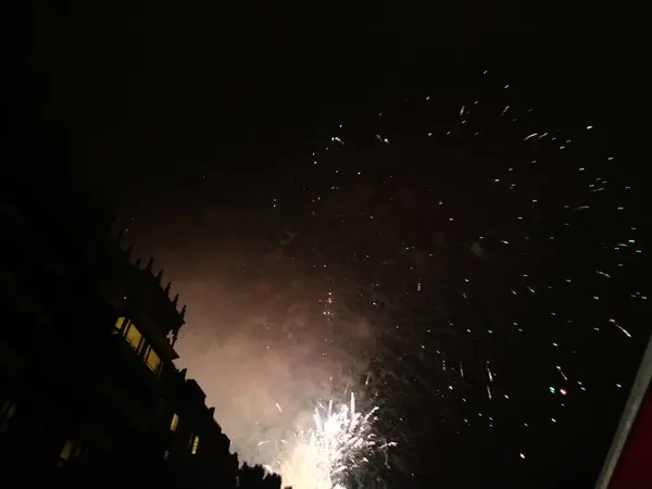 Pirotecnia Las Fiestas San Sebastin España —  Fotos de Stock