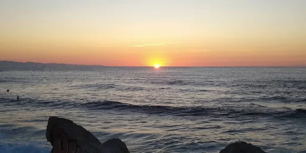 Panorámica Costa Ciudad Vasca San Sebastin España — Foto de Stock