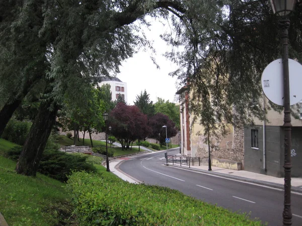 Spanya Burgos Tarihi Merkezinin Sokakları — Stok fotoğraf
