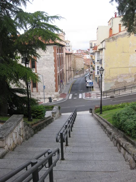 Ruas Centro Histórico Burgos Espanha — Fotografia de Stock