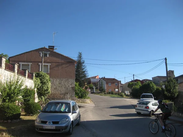 Slooiende Straat Een Stad Burgos — Stockfoto