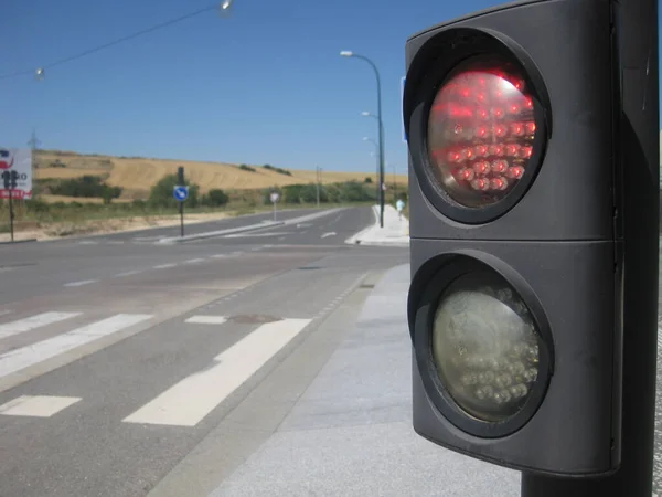 街中の道路の信号機 — ストック写真