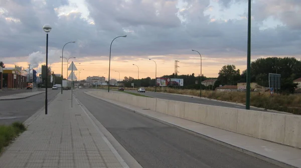 Carreteras Entrada Una Ciudad — Foto de Stock