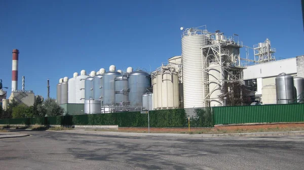 Fábricas Industriais Burgos Espanha — Fotografia de Stock