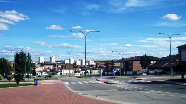 西班牙布尔戈斯市的城市街道 — 图库照片