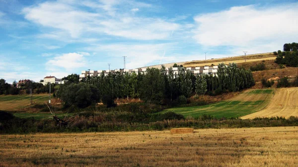 Landscapes Cultivated Fields Mountains — Stock Photo, Image