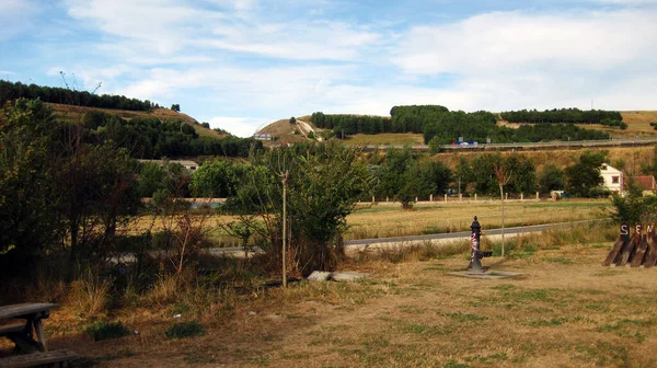 Paisajes Campos Cultivados Montañas — Foto de Stock