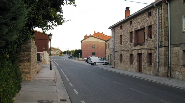 Δρόμοι Μιας Πόλης Στο Burgos Ισπανία — Φωτογραφία Αρχείου