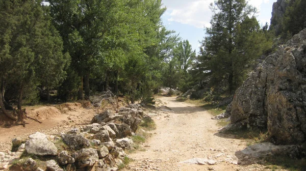 Straßen Und Wege Durch Berglandschaften — Stockfoto