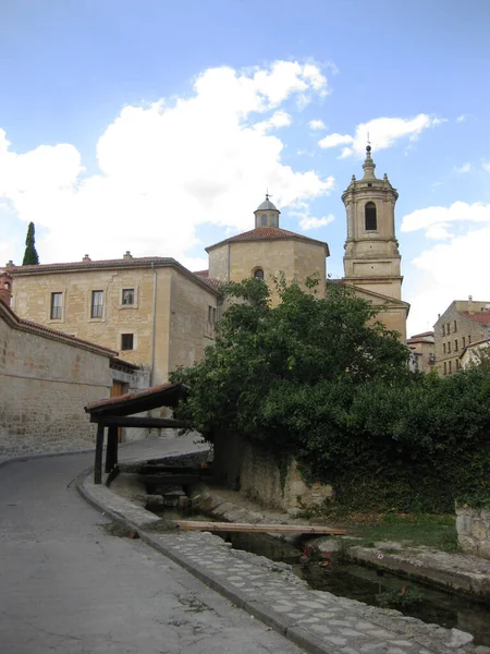 Calles Rurales Santo Domingo Silos España — Foto de Stock