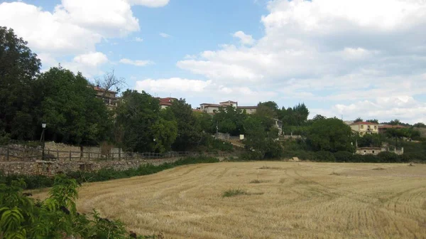 Berglandschappen Met Weilanden Van Spanje — Stockfoto