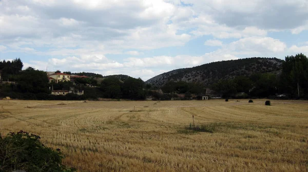 Paysages Montagneux Avec Prairies Espagne — Photo