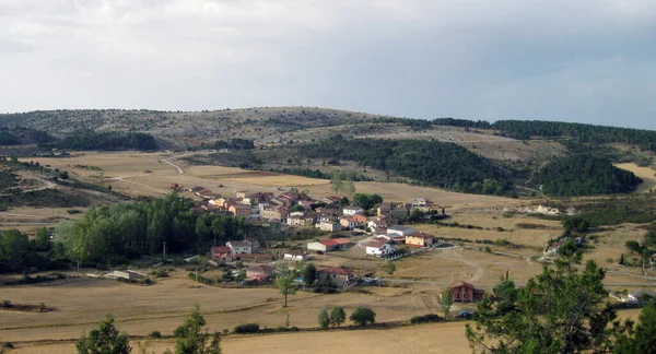 西班牙Peacoba镇 从空中观察 — 图库照片