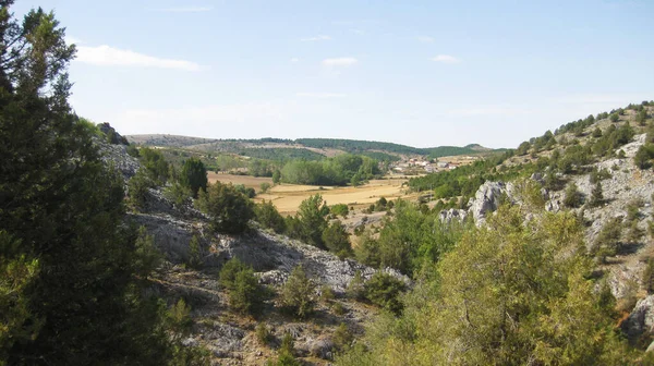 Горные Пейзажи Лугами Испании — стоковое фото