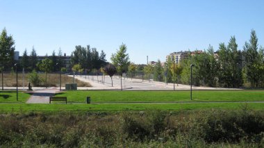 Burgos, İspanya 'nın gündüz sokakları.