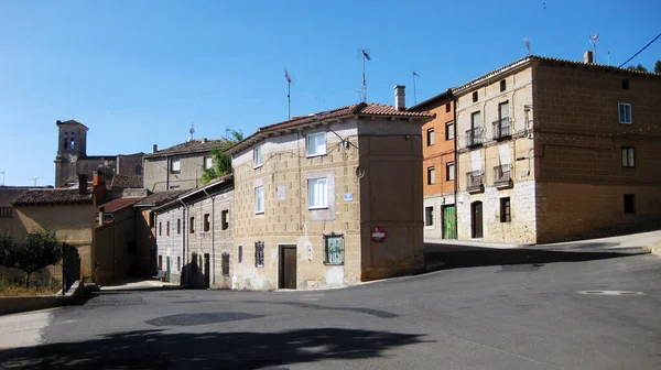 Calles Del Pueblo Pampliega España — Foto de Stock