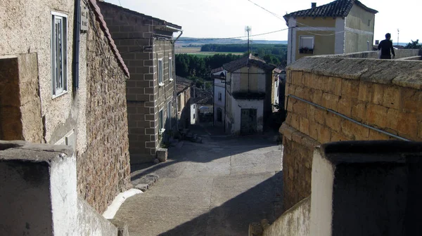 Straten Van Stad Pampliega Spanje — Stockfoto