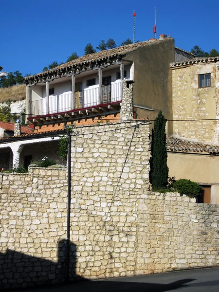 Streets Town Pampliega Spain — Stock Photo, Image