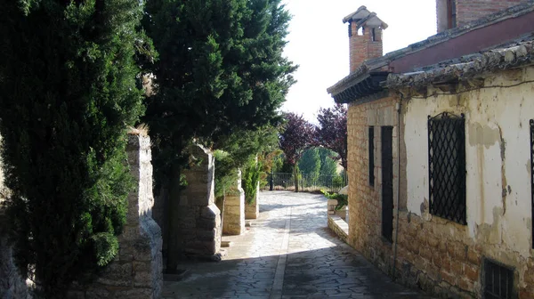 Straßen Der Stadt Pampliega Spanien — Stockfoto