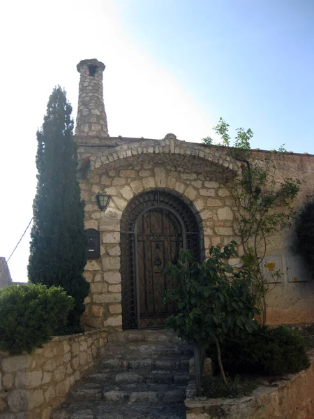 Puerta Madera Una Casa Antigua — Foto de Stock