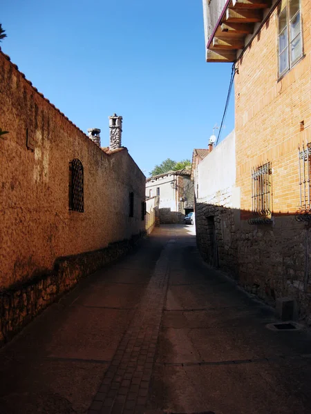 Calles Del Pueblo Pampliega España — Foto de Stock