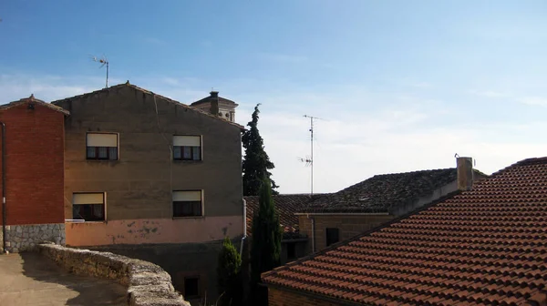 Ruas Cidade Pampliega Espanha — Fotografia de Stock