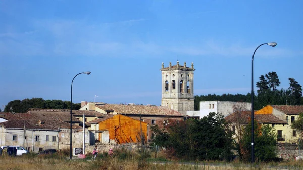 Burgos Spanya Nın Sokakları Anıtları — Stok fotoğraf