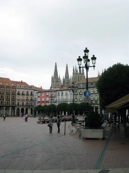 Centro Histórico Burgos Espanha — Fotografia de Stock